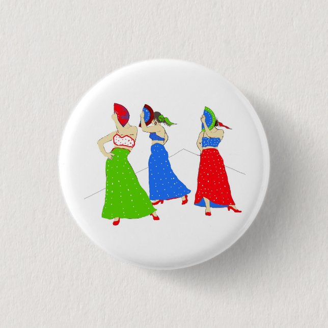 Flamenco Button (Front)
