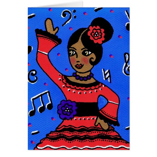Flamenco Card (Front)