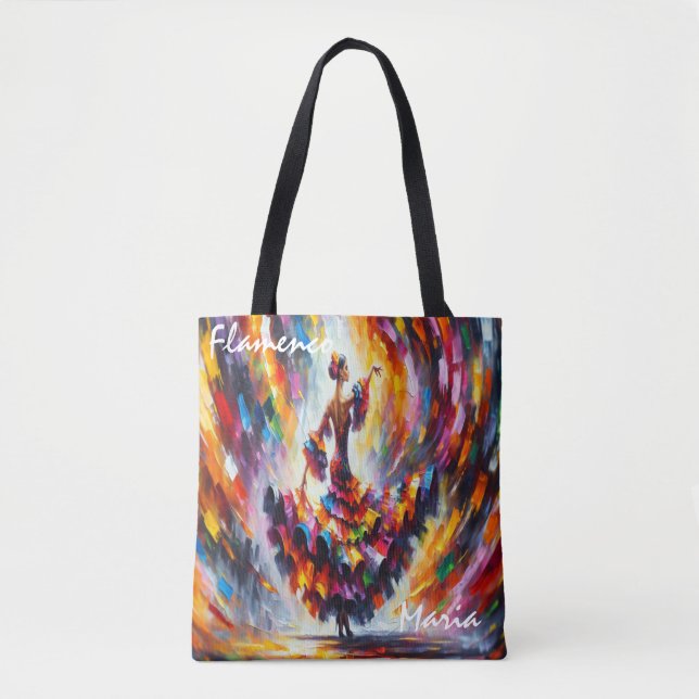 "Flamenco" Customizable  Tote Bag (Front)