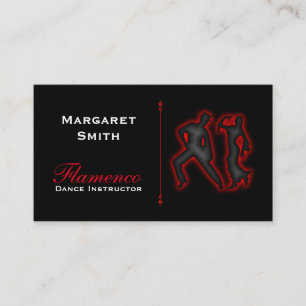 Flamenco Dance Instructor Business Cards