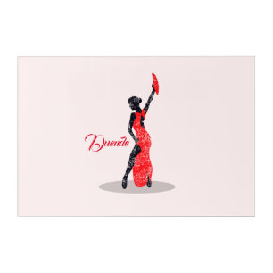 Flamenco Dancer Acrylic Print
