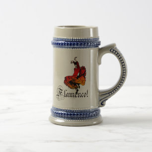 Flamenco Dancer Beer Stein