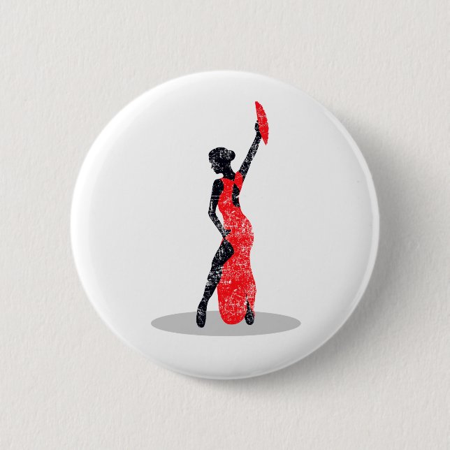 Flamenco Dancer Button (Front)