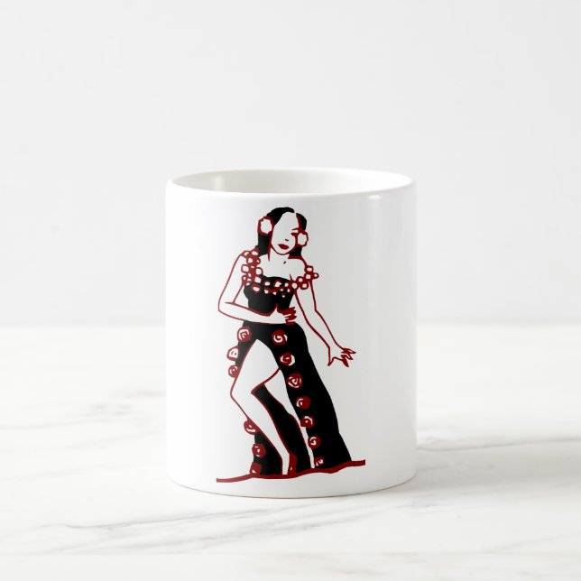 Flamenco dancer coffee mug (Center)
