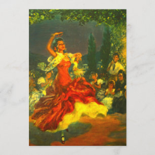 Flamenco Dancer Invitation