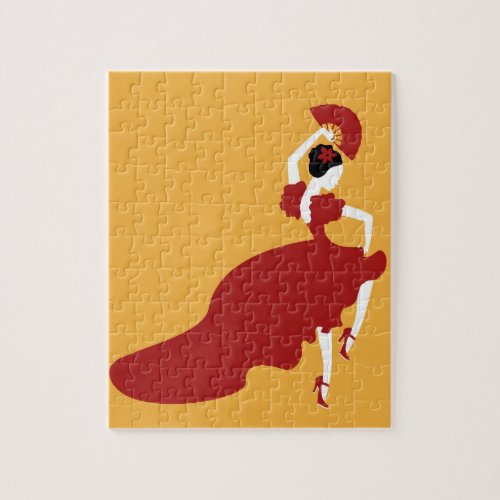 Flamenco Dancer Jigsaw Puzzle