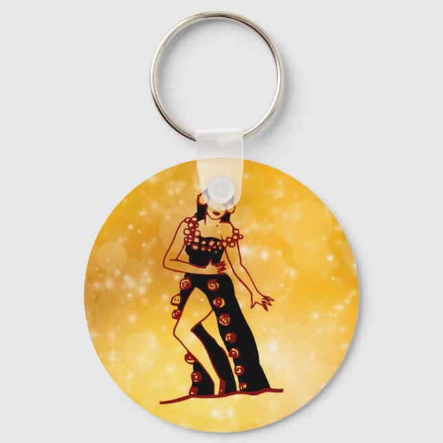 Flamenco dancer keychain (Front)