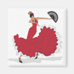 Flamenco Dancer Magnet