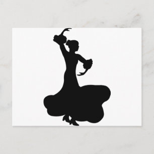 Flamenco Dancer Postcard