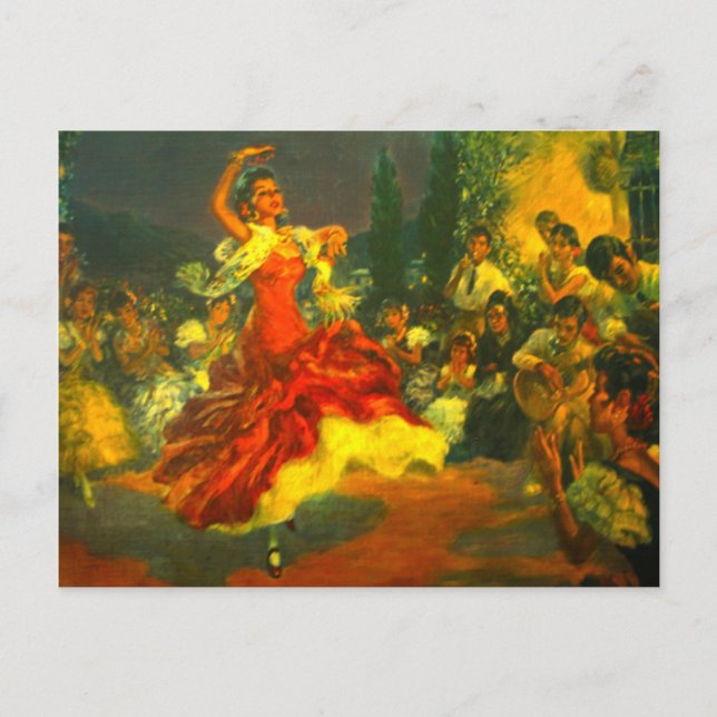 Flamenco Dancer Postcard (Front)