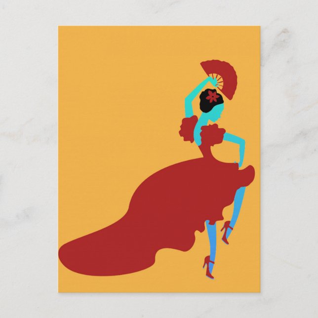 Flamenco Dancer Postcard (Front)