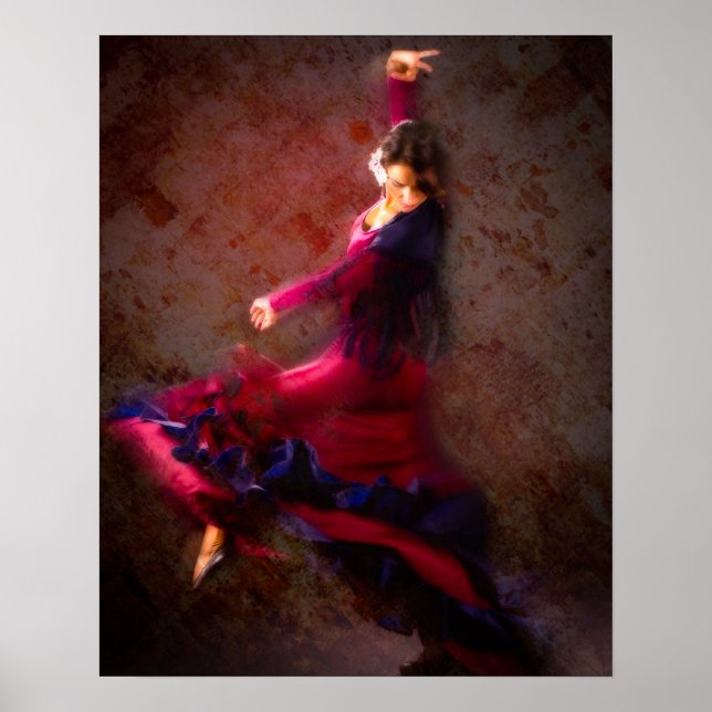Flamenco Dancer Poster (Front)
