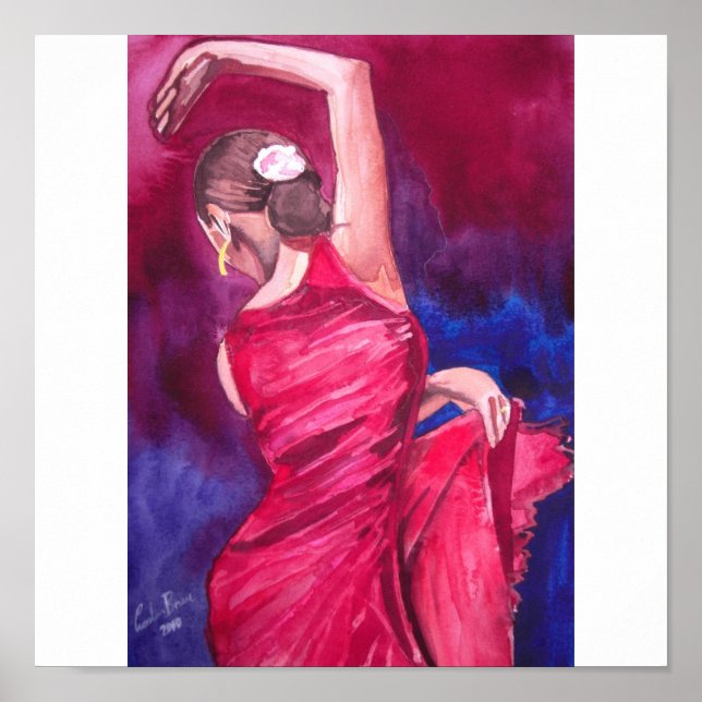 FLAMENCO DANCER POSTER (Front)