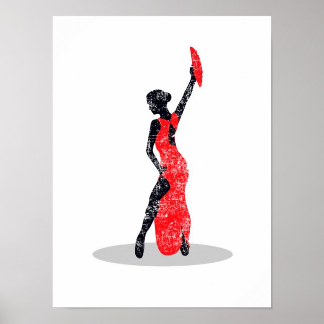 Flamenco Dancer Poster (Front)
