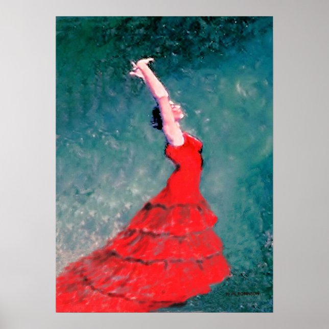 Flamenco Dancer Poster (Front)
