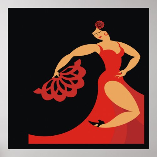 Flamenco Dancer Series Poster Lg