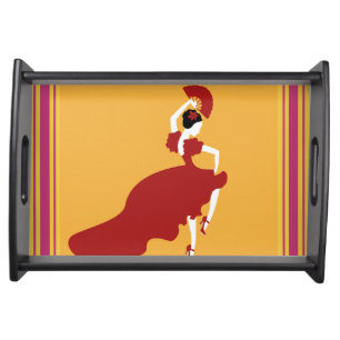 Flamenco Dancer Serving Tray