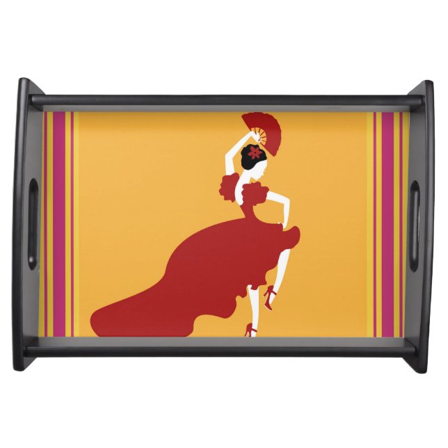 Flamenco Dancer Serving Tray (Front)