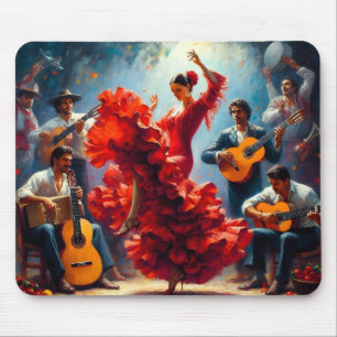 Flamenco Dancer Spanish Music Band  Mouse Pad