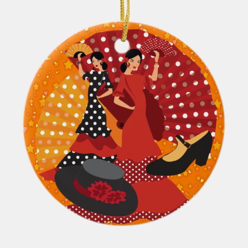 Flamenco Dancer _ SRF Ceramic Ornament