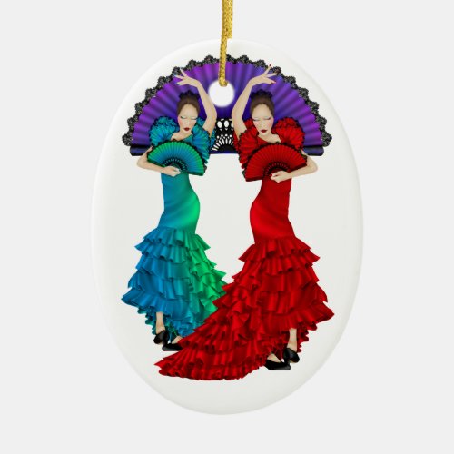 Flamenco Dancer _ SRF Ceramic Ornament