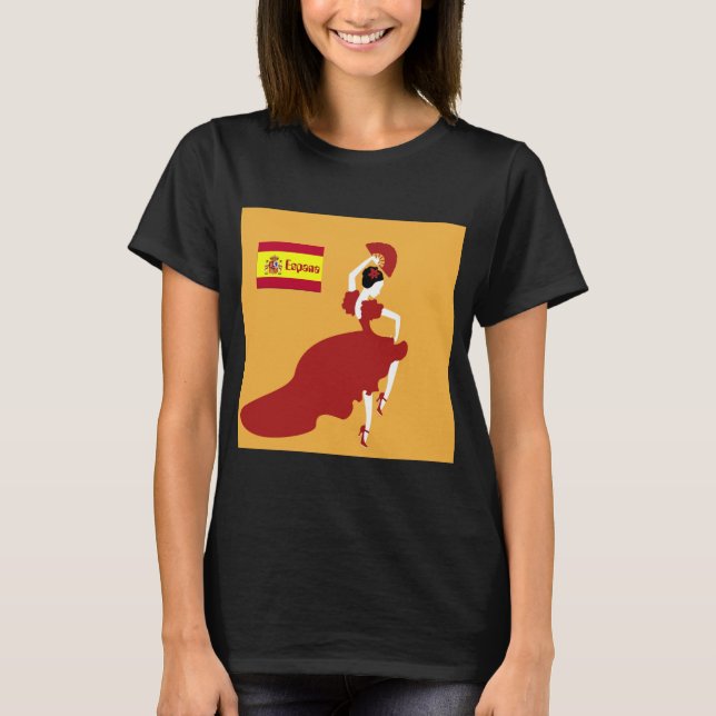 Flamenco Dancer T-Shirt (Front)