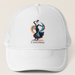 Flamenco Dancer Thunder_Cove Trucker Hat