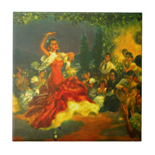 Flamenco Dancer Tile