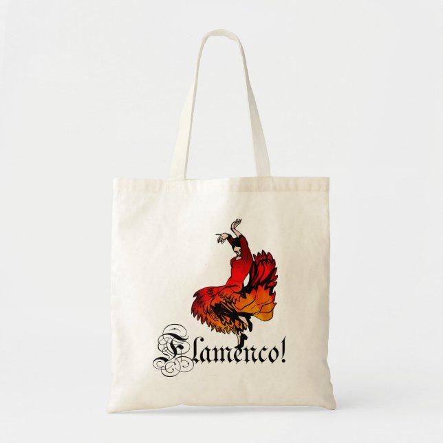 Flamenco Dancer Tote Bag (Front)