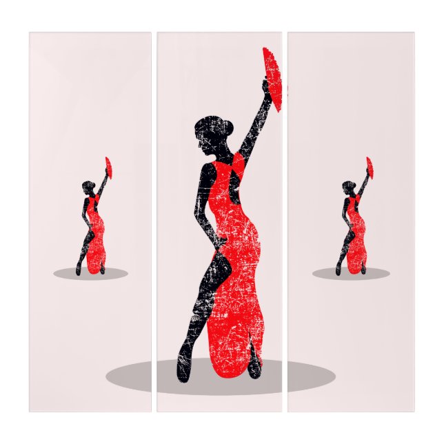 Flamenco Dancer Triptych (Front)