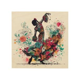 Flamenco Fusion Wood Wall Art
