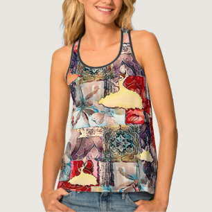 Flamenco Garden Women's Tank Top