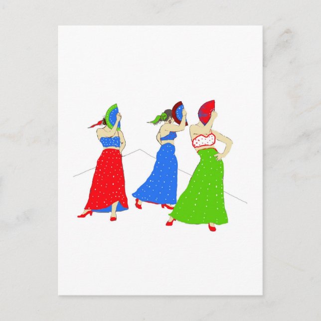 Flamenco Holiday Postcard (Front)