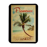 Flamenco Palm Tree Vintage Travel
