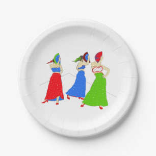 Flamenco Paper Plates