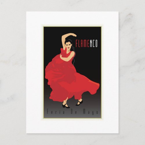 Flamenco Postcard