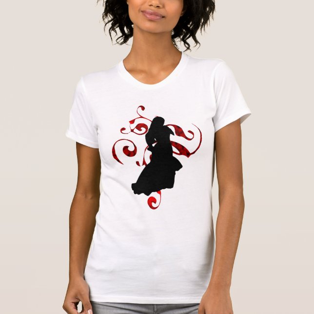 Flamenco Silhouette T-Shirt (Front)