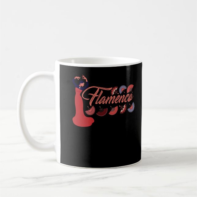 Flamenco Spanish Dancing Women Dancer Coffee Mug (Left)