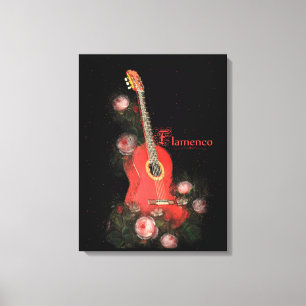 FLAMENCO - Wrapped Canvas Print