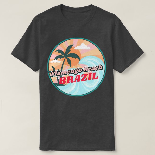 Flamengo Beach for people who like beach vacations T-Shirt (Design Front)