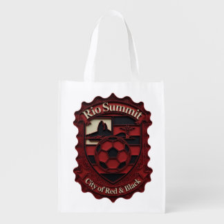 Flamengo Mengão Summit,Passionate Soccer City Gift Grocery Bag