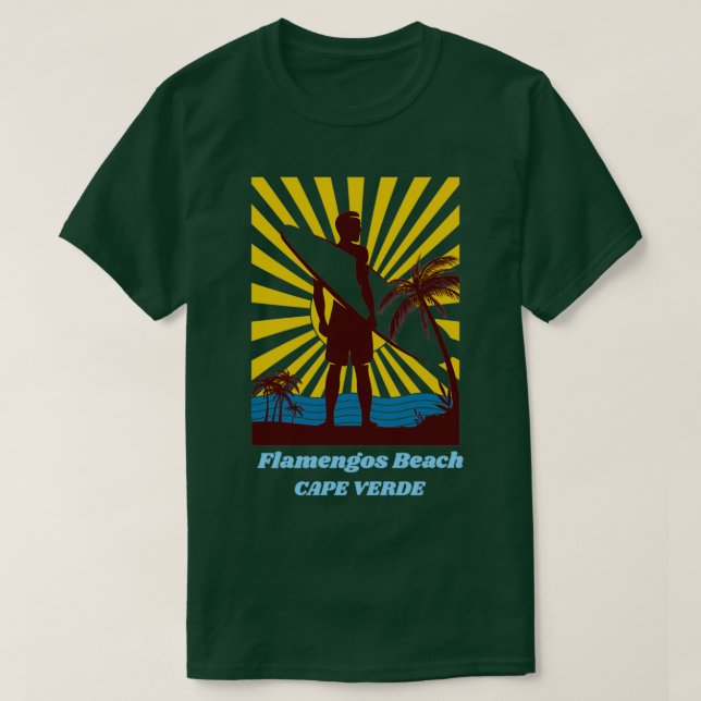 Flamengos Beach for people who like beach vacation T-Shirt (Design Front)