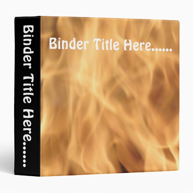 Flames 1.5" binder (Front/Spine)