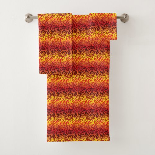 FLAMES 1 BATH TOWEL SET