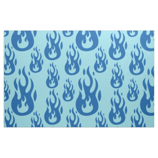 Blue Flames Aesthetic EGirl Fire Combustion Y2K Water Bottle by ARTPICS