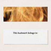 Flames Bookmark (Front & Back)
