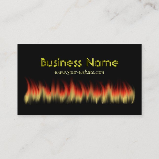 Flames Business Card (Front)