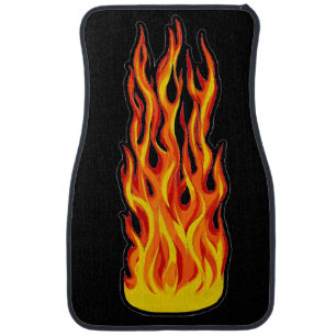 Flames Car Floor Mat