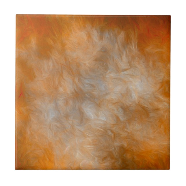 Flames Ceramic Tile (Front)