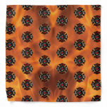 Flames Fire Fighter | Fire Department Pattern Bandana at Zazzle
